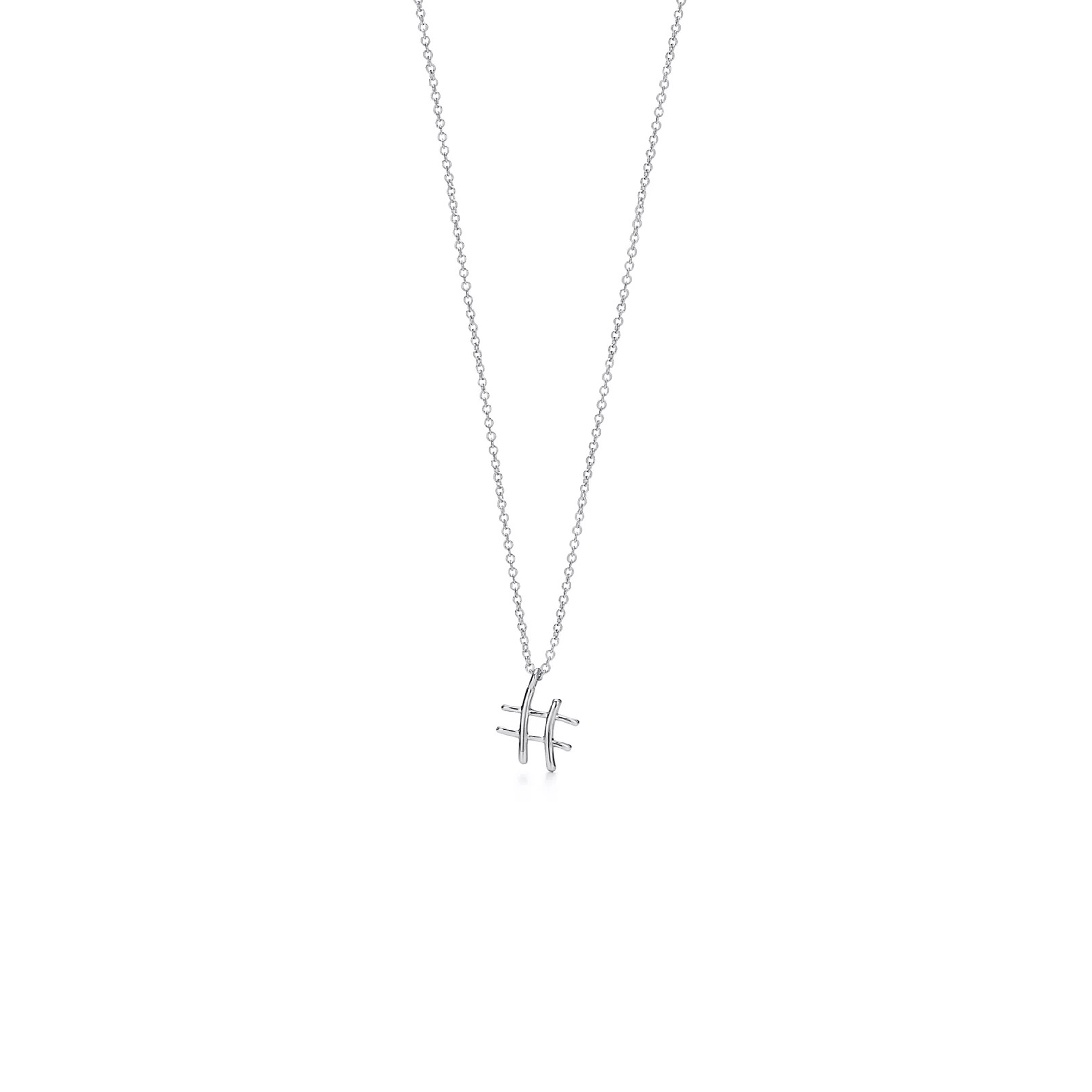 TIFFANY PALOMA'S GRAFFITI HASHTAG PENDANT 67938844